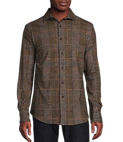 Cremieux Blue Label Coatfront Knit Shirt