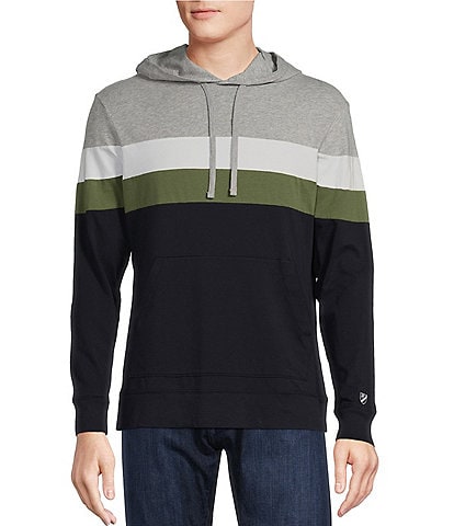 Cremieux Blue Label Color Block Popover Long Sleeve Hoodie