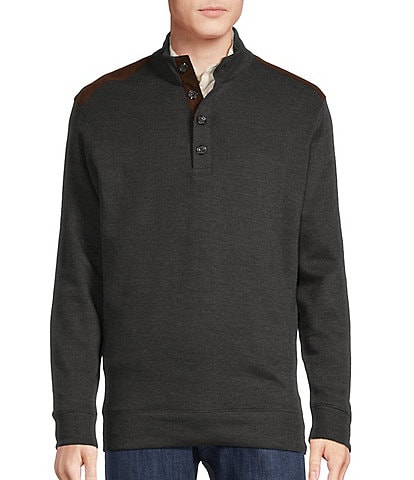 Cremieux Blue Label French Rib Mock Neck Pullover