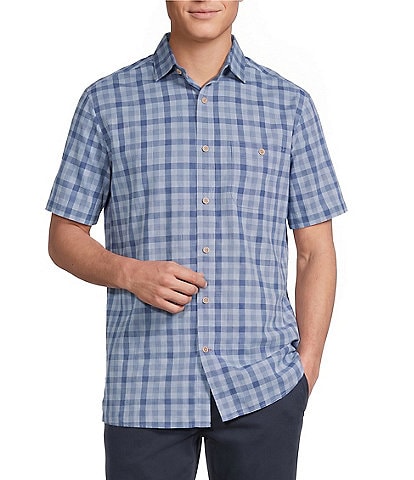 Cremieux Blue Label Gingham Short Sleeve Woven Shirt