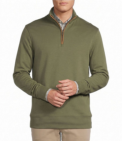 Cremieux Blue Label Interlock Quarter-Zip Pullover