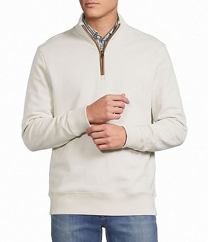 Cremieux Blue Label Interlock Quarter-Zip Pullover
