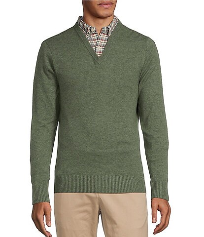 Cremieux Blue Label Luxury Cashmere V-Neck Sweater