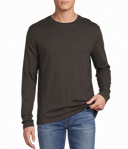 Cremieux Blue Label Micro Stripe Long Sleeve T-Shirt