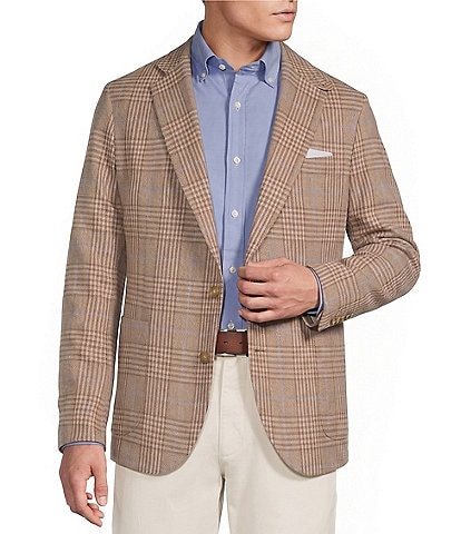 Cremieux Blue Label Notch Lapel Plaid Blazer