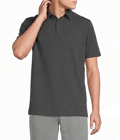 Cremieux Blue Label Performance Short Sleeve Polo Solid Knit Shirt