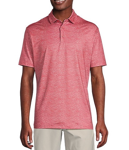 Cremieux Blue Label Performance Stretch Fish Printed Short Sleeve Polo Shirt