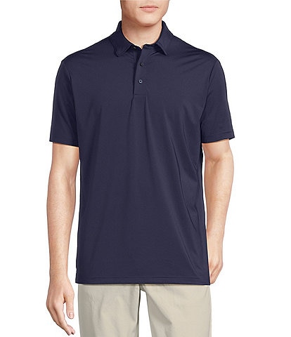 Cremieux Blue Label Performance Stretch Solid Short Sleeve Polo Shirt
