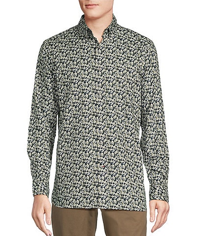 Cremieux Blue Label Printed Long Sleeve Woven Shirt