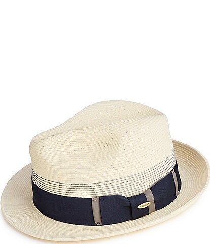 Cremieux Blue Label Provence Collection Polybraid Fedora Hat