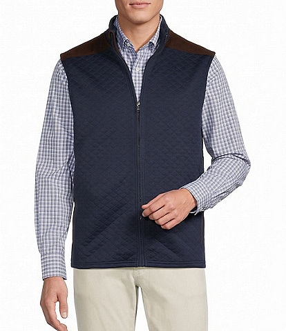 Cremieux Blue Label Quilted Full Zip Vest