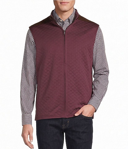 Cremieux Blue Label Quilted Full Zip Vest