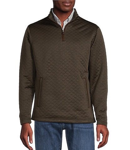 Cremieux Blue Label Quilted Quarter-Zip Pullover