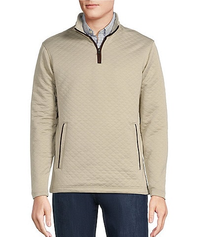 Cremieux Blue Label Quilted Quarter-Zip Pullover