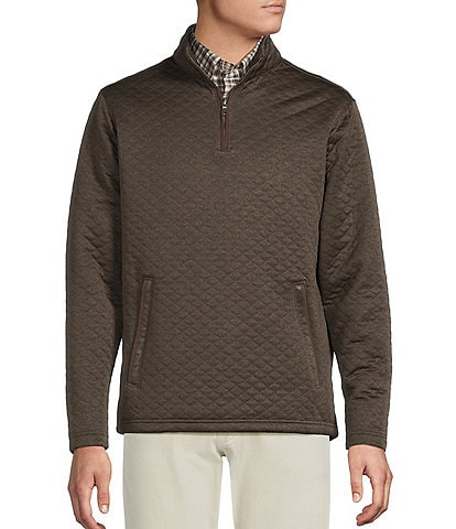 Cremieux Blue Label Quilted Quarter-Zip Pullover