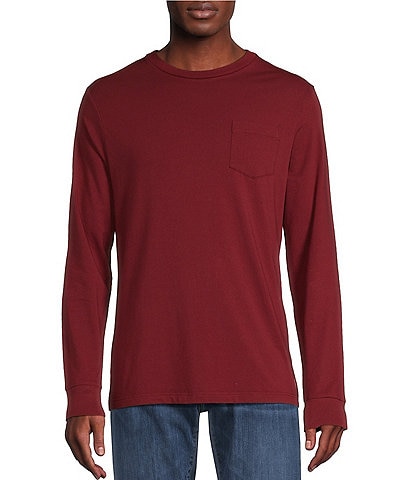 Cremieux Blue Label Slim Fit Solid Long Sleeve T-Shirt