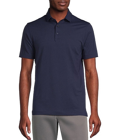 Cremieux Blue Label Tailored Fit Solid Short Sleeve Polo Shirt