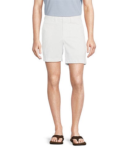 Cremieux Blue Label Soho Slim Fit Flat Front Comfort Stretch 7#double; Inseam Shorts