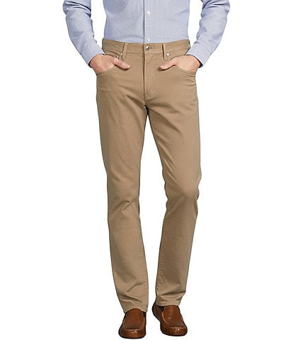 Cremieux Blue Label CMX 5-Pocket Tailored-Fit Sateen Stretch Pants