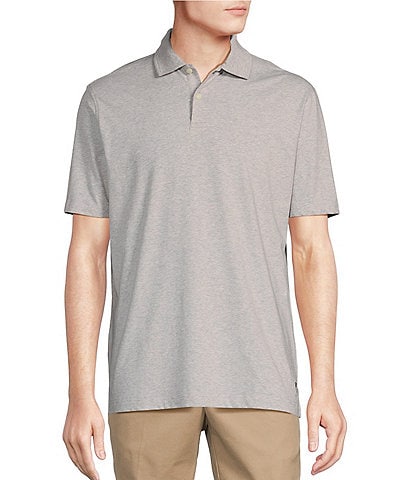 Cremieux Blue Label Solid Classic Fit Jersey Short Sleeve Polo Shirt