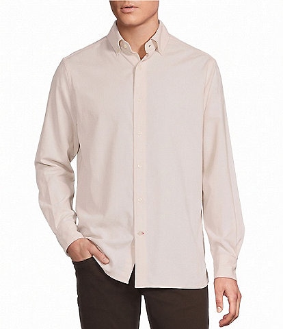 Cremieux Blue Label Solid Corduroy Long Sleeve Woven Shirt