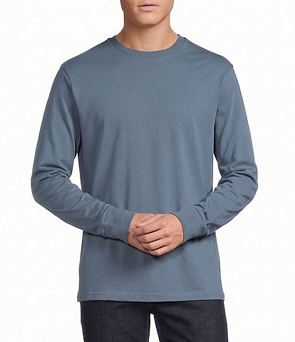 Cremieux Blue Label Solid Crew Long Sleeve T-Shirt
