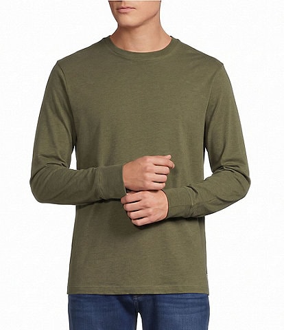 Cremieux Blue Label Solid Crew Long Sleeve T-Shirt