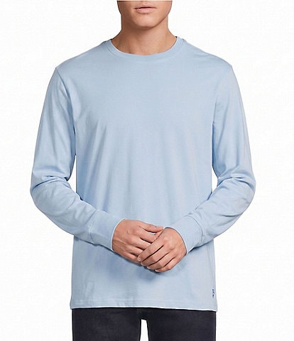 Cremieux Blue Label Solid Crew Long Sleeve T-Shirt