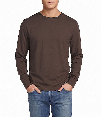 Cremieux Blue Label Solid Crew Long Sleeve T-Shirt