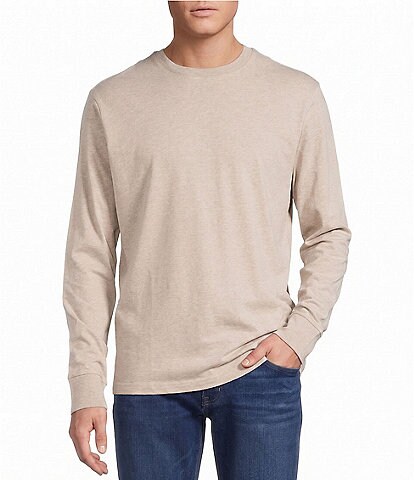 Cremieux Blue Label Solid Crew Long Sleeve T-Shirt