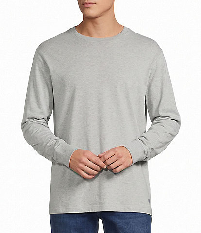 Cremieux Blue Label Solid Crew Long Sleeve T-Shirt