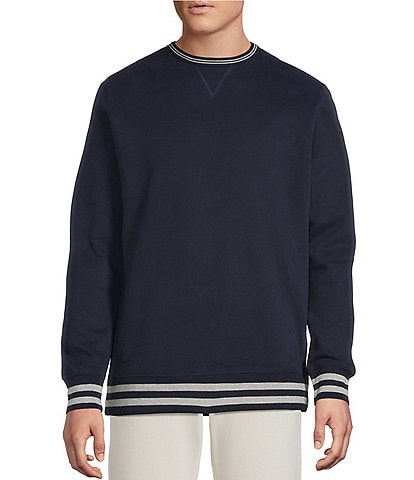 Cremieux Blue Label Solid Fleece Crewneck Sweatshirt