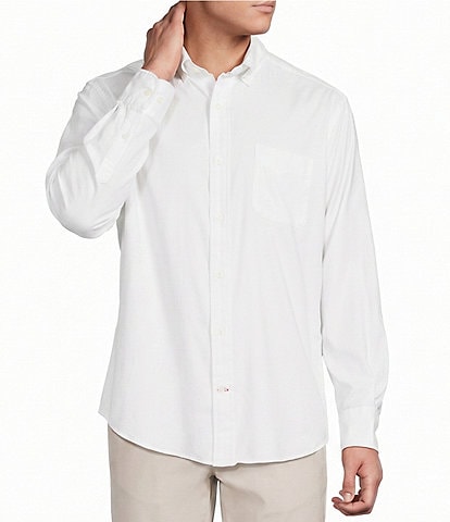 Cremieux Blue Label Solid Long Sleeve Woven Shirt