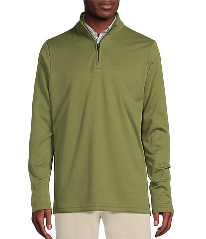 Cremieux Blue Label Solid Quarter-Zip Pullover