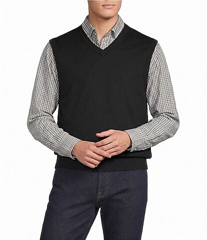 Cremieux Blue Label Solid Vest