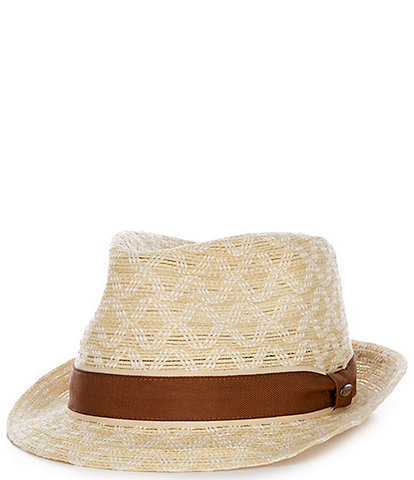 Cremieux Blue Label St. Tropez Collection Paper Braid Fedora Hat