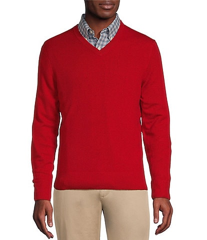 Cremieux Blue Label V-Neck Cashmere Sweater