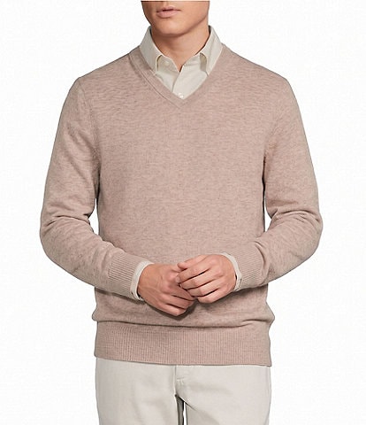 Cremieux Blue Label V-Neck Cashmere Sweater