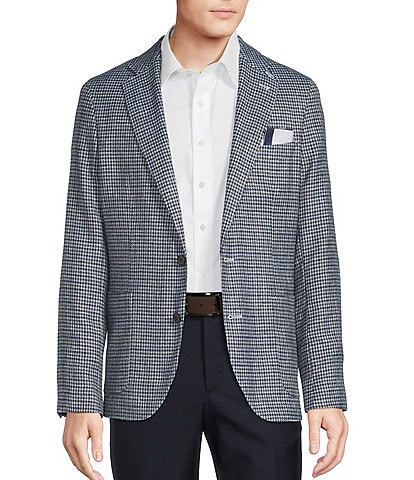 Cremieux Blue Label Wool Blend Check Blazer