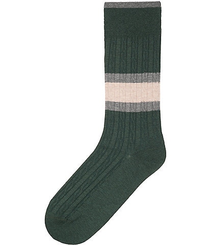 Cremieux Cable Knit Socks