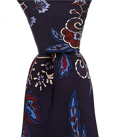 Cremieux Chester Printed Traditional 3 1/8" Silk Tie