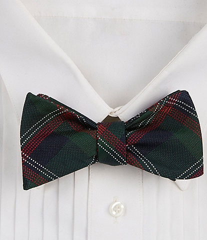 Cremieux Christmas Plaid Bow Tie