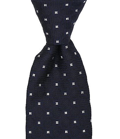 Cremieux Circle Square Neat Traditional Silk Tie