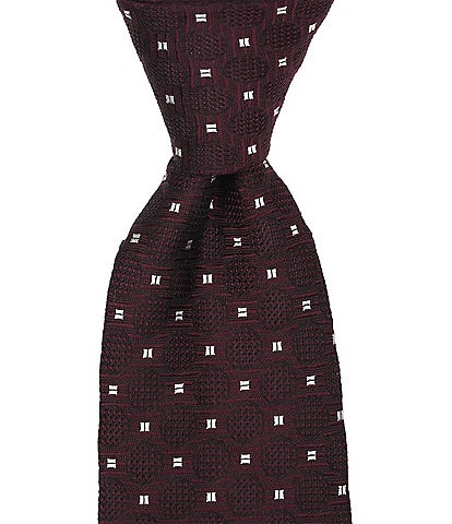 Cremieux Circle Square Neat Traditional Silk Tie