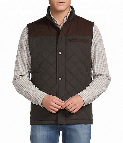 Cremieux Classic Diamond-Quilted Vest