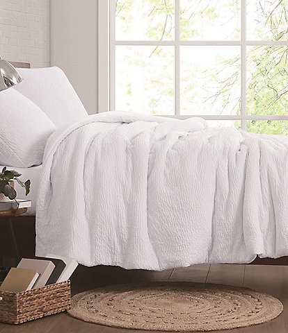 Cremieux Dorm Essentials Collection Crinkle Textured Comforter