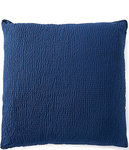 Cremieux Dorm Essentials Collection Crinkle Textured Euro Pillow