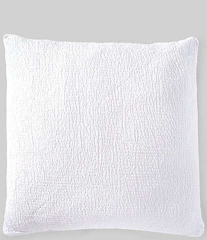 Cremieux Dorm Essentials Collection Crinkle Textured Euro Pillow
