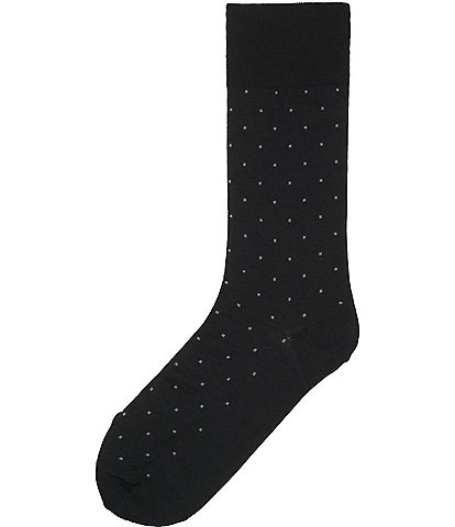 Cremieux Dotted Crew Socks