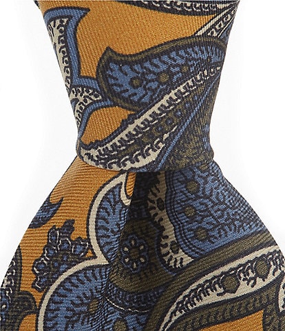 Cremieux Elegant Paisley 3.38" Woven Silk Tie